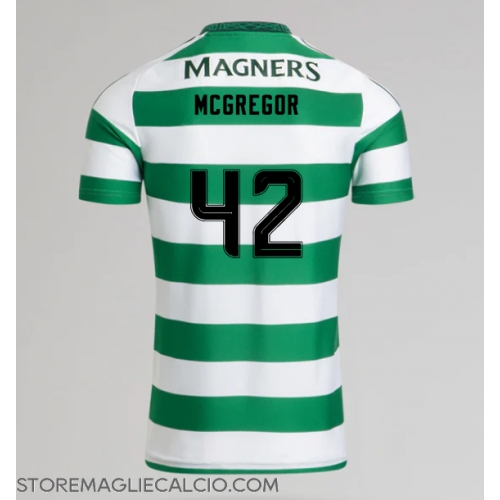 Celtic Callum McGregor #42 Maglia Gara Casa Repliche 2024-25 Maniche Corte Celtic Callum McGregor #42 Maglia Gara Casa Repliche 2024-25 Maniche Corte